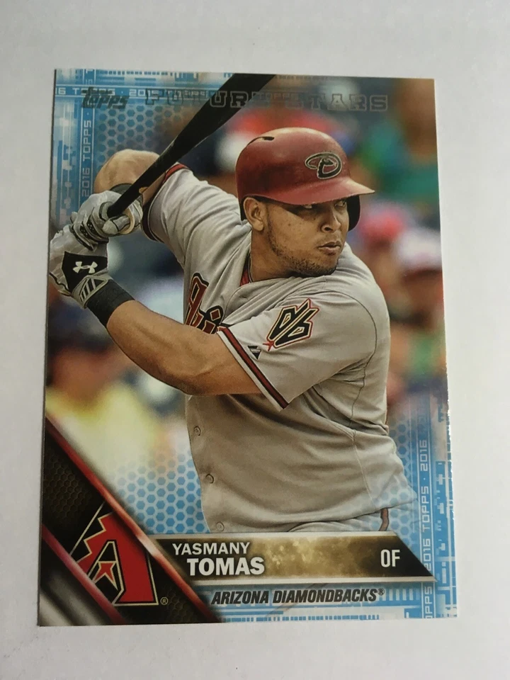 2016 Topps Mini Blue Parallel Yasmany Tomas DBacks 186 #'d /10 Rare Low S&H - Image 1 of 1