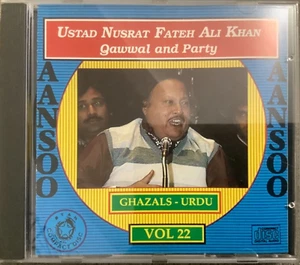 Aansoo Vol 22 By Ustad Nusrat Fateh Ali Khan - Qawwali CD - Imagen 1 de 2