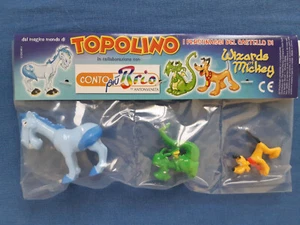 WIZARD OF MICKEY 3 PERSONAGGI PLUTO DRAGO ASINO BANCA ANTONVENETA - Foto 1 di 4