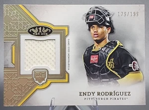 Endy Rodriguez /199 2024 Topps Tier 1 RC Rookie Relics Pittsburgh Pirates SP - Foto 1 di 2