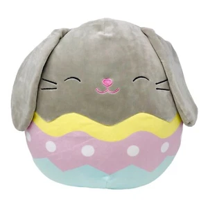 Neu Squishmallows Osterei Blake grauer Hase mit langen Ohren 12 Zoll KellyToy Plüsch - Bild 1 von 7