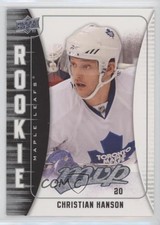 2009-10 Upper Deck MVP Christian Hanson #312 Rookie RC