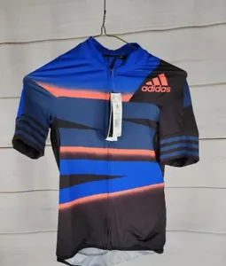 adidas Women's Adistar Full Zip Cycling Jersey Small #B53 - Picture 1 of 4