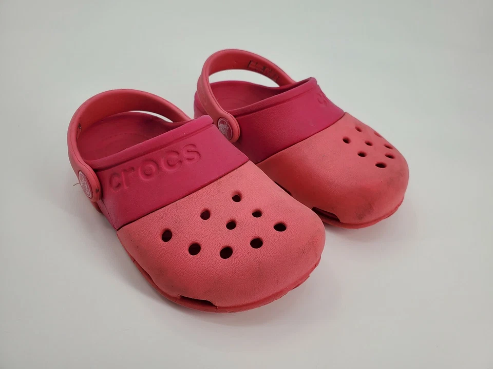 Crocs Kids' Electro Clogs | Water Shoes | Kids' Shoes Pink Size C 9 - Image 1 of 4