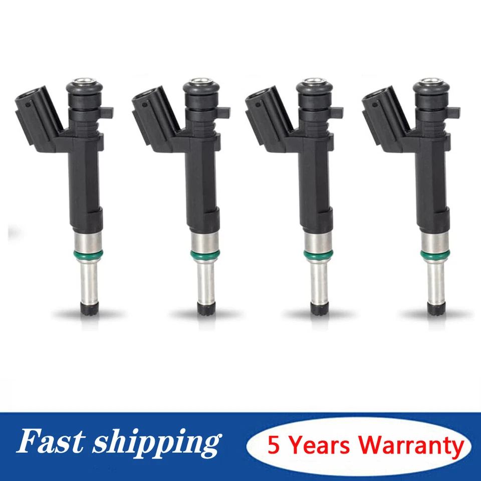 4Pcs Fuel Injectors 16600-1KT0A for Nissan Versa 2012-19 Versa Note 2014-16 1.6L - Image 1 of 4