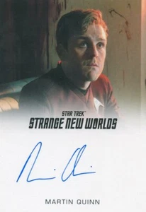 VL ST Strange New Worlds S2 Auto Martin Quinn Lt. Jr. Grade Montgomery Scott FB - Picture 1 of 2