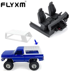 FLYXM Cap Camper Cover Shell Interior Kit for Traxxas TRX4m K10 RC 1/18 Cars - Picture 1 of 15