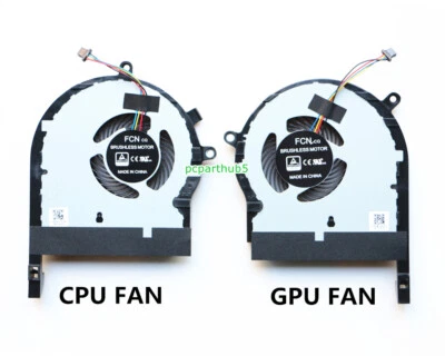 New CPU & GPU Cooling Fan For Asus TUF FX504 FX504GD FX504GM FX504GE FX80GD L+R - Image 1 of 2