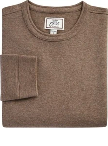 Jos. A. Bank 1905 Collection Tailored Fit Crew Neck Knit - XL - Brown - Picture 1 of 7