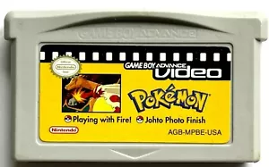 "VIDEO DE POKEMON GBA ""¡JUGANDO CON FUEGO!" JUEGO ORIGINAL NNINTENDO GAME BOY ADVANCE - Imagen 1 de 2