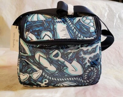 Bolsa de almuerzo aislada VERA BRADLEY Stay Cooler viaje vaca SHORE SUFICIENTEMENTE náutica Foto 1 de 4