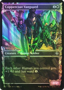 MTG FOIL Coppercoat Vanguard Showcase Halo Foil - March of the Machine: The - Imagen 1 de 1