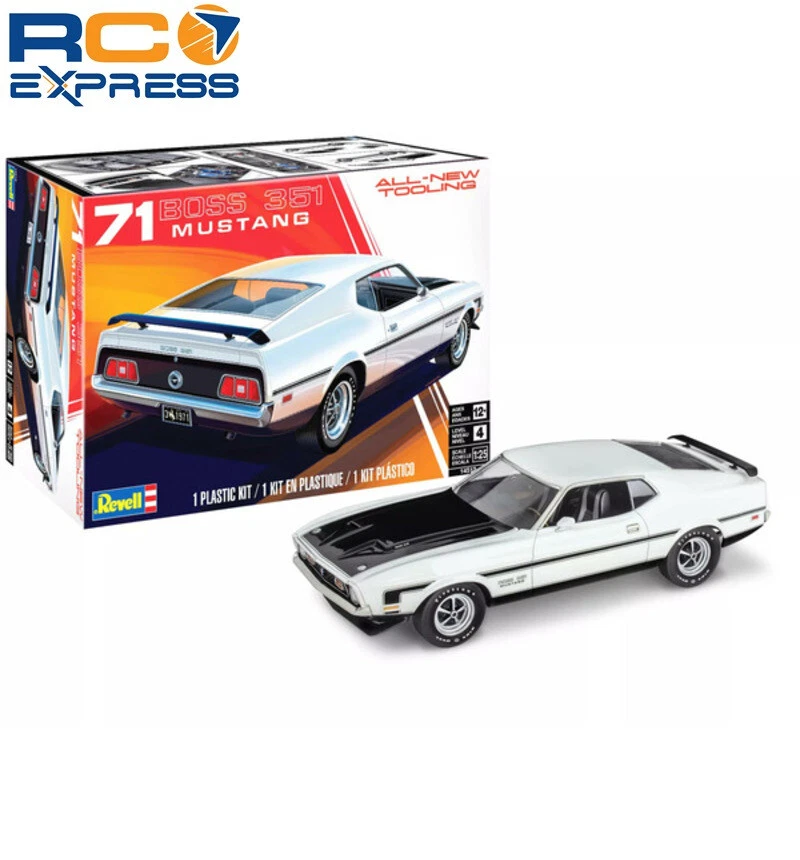 Kit modelo plástico Mustang Boss 351 1971 Revell 1/25 RMX14512 Foto 1 de 1