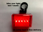 7 Mode Led Mountain Bike Bicycle Silicone Rear Light Set Uk Seller 