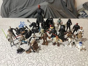 Huge Star Wars lot 3.75 figures and Galactic heroes Kenner Hasbro Playskool Used - Picture 1 of 12