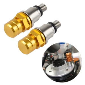 Billet Fork Air Bleeders Valves M5 Aluminum For Suzuki RM RMZ 80 85 125 250 450 - Picture 1 of 6