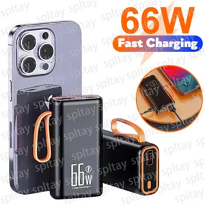 9000000mAh Power Bank USB C Szybka ładowarka Zewnętrzna bateria Ładowarka Telefon komórkowy - Zdjęcie 1 z 15