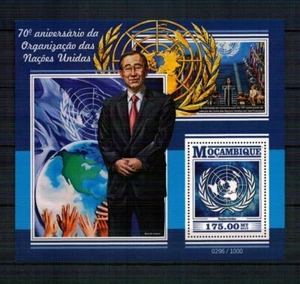 F556 MOZAMBICO BAN KI-MOON ONU nuovo - Foto 1 di 1