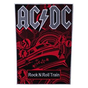 ACDC AC/DC Rock N Roll Back Patch | Australian Hard Rock Heavy Metal Band Logo