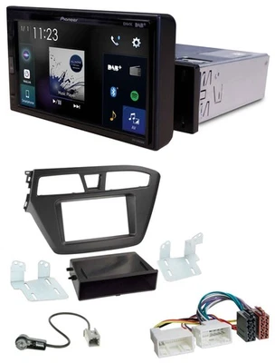Pioneer DAB MP3 Bluetooth USB Autoradio für Hyundai i20 (2014-2020) - Bild 1 von 4