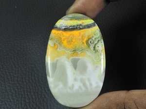 57Cts. Piedra preciosa suelta cabujón ovalado de jaspe abejorro natural 30X48X04 mm p547 - Imagen 1 de 9