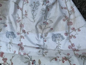 G.P & J Baker "cherry Stripe " Vintage 1977 Fabric For Harrods 50”W X 100”L - Picture 1 of 11