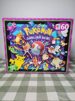 Vintage Pokémon Puzzle 1999 Complete Hasbro 60pc - image 1 of 4