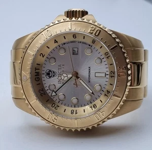 Orologio Invicta Reserve Hydromax 29729 oro giallo + quadrante bianco 52 mm - Foto 1 di 3
