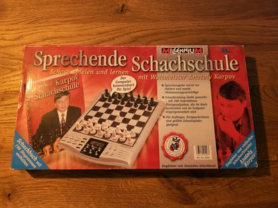 Millennium Sprechende Schachschule - Schachcomputer Schach  ♟️ Vintage  - Bild 1 von 4