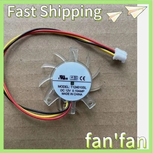 1PCS T124010SL DC12V 0.10A 3-wire Graphics Card Cooling Fan 30x30x23mm# - Picture 1 of 2