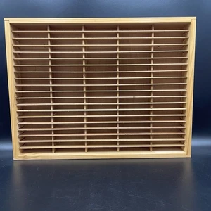 Napa Valley Holz 100 Fächer Kassetten Band Halter Aufbewahrung Regal Rack Holz Vintage - Bild 1 von 11