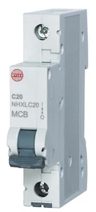 WYLEX - 20A 1-Kutub Lengkung Jenis C MCB - Picture 1 of 1