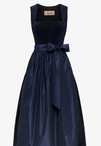 Dirndl Alissa by Kinga Mathe Tracht a Porter blau 34 XS S NEU Luxus Oktoberfest - Bild 1 von 9