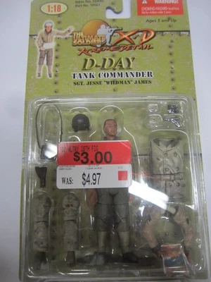 NEW SEALED Ultimate Soldier D-Day Tank Commander Jesse James 1:18 10561  10490 - Image 1 of 4