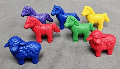 Recursos de aprendizaje de granja amigables conteo de animales de reemplazo caballos y ovejas 7 Foto 1 de 4