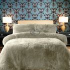 Duvet Cover Quilt Teddy Bear Fleece Soft Cosy Bedding Set & Pillowcases Single