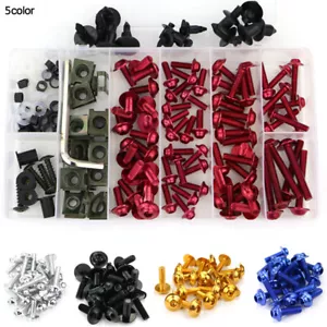 Fairing Bolts Kit Screws Aftermarket Fit For Yamaha YZF-R1 YZF-R15 YZF-R1M Red - Picture 1 of 12