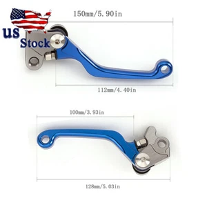 For Yamaha CNC Dirt Bike Brake Clutch Levers YZ250F 2009-2018 YZ426F 2009-2017 - Picture 1 of 7