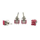 4xDPDT Panel Mounted Toggle Switch 2 Position 6pins ON/ON 2A/250VAC 5A/120VAC