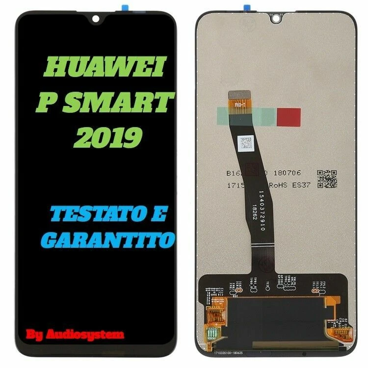 DISPLAY TOUCH SCREEN Adatto per HUAWEI P SMART 2019 POT-LX1 POT-LX2 VETRO LCD