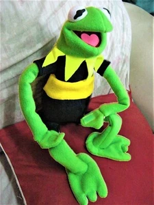 KERMIT PUPPET BOCA JUNIORS T-SHIRT FUTBOL SOCCER ARGENTINO SESAME STREET MUPPET - Picture 1 of 24