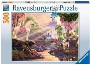 Rompecabezas de 500 piezas Ravensburger El río mágico - unicornios - nuevo y sellado - Imagen 1 de 2