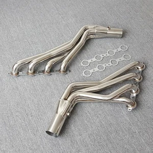 Longtube Exhaust Headers For 99-06 Chevrolet Silverado GMC Sierra 4.8L 5.3L 6.0L - Picture 1 of 5