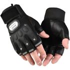 Motocycle Gloves Fingerless Gloves Bicycle Gloves PU Leather Riding Gloves