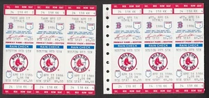 Lot of 10 unused Red Sox tickets from 1986 NM/MT condition. - Picture 1 of 4