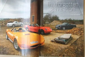 Original CSC magazine article: AC ACE v GINETTA G33 v JENSEN S-V8 v CATERHAM 21 - Bild 1 von 1