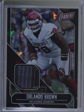 2018 Panini Father's Day Relics Cracked Ice /25 Orlando Brown #OB Rookie RC