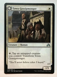 MTG Town Gossipmonger Incited Rabble Shadows Over Innistrad 046/297 Regular... - Picture 1 of 2