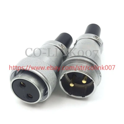 WEIPU WS28 2Pin Power Connector, 50A Aviation Bulkhead Connector Plug-Female - Image 1 of 4