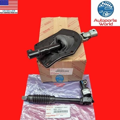 GENUINE TOYOTA SEQUOIA TUNDRA LOWER & UPPER STEERING INTERMEDIATE SHAFT SET OF 2 - Image 1 of 3